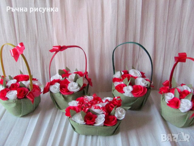 Кошници с цветя 15лв, снимка 5 - Декорация за дома - 21708758