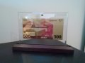 Сувенири 500 златни евро банкноти със сертфикат идеалните подаръци, снимка 2