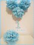 топки от тишу за украса на детски рожден ден,бебешко парти,кръщене,прощъпулник , пита, снимка 2