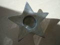 метален свещник звезда, снимка 1 - Подаръци за рожден ден - 17776465