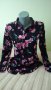 черна риза на цветя, снимка 4