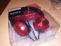 sony red headphones-нови в опаковка, снимка 1