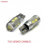 T10 LED CANBUS габарити Т10 ЛЕД крушки автомобилни 5630 10 SMD бели, снимка 4