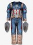 Костюм на Капитан Америка с мускули и щитове за ръцете, снимка 3
