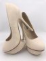 Дамски обувки Amelia-Beige, снимка 1 - Дамски обувки на ток - 25440007