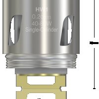 Eleaf HW1 SS316L 0.2ohm coil - изпарителна глава елеаф, снимка 3 - Вейп без пълнители - 19058268