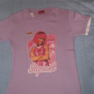 Лилава тениска със Стефани размер 164, нова, снимка 1 - Детски тениски и потници - 11095137