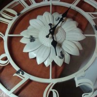 Железен ретро часовник стенен , снимка 4 - Декорация за дома - 24614771