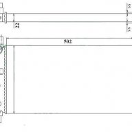 Воден радиатор FORD, MAZDA № hk1815 	, снимка 1 - Части - 14414005