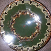 Битова керамична чиния-22см., снимка 1 - Антикварни и старинни предмети - 23596937