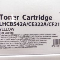 НР СВ542/СЕ322/ CF212/ Canon 731Y yellow -нова тонер касета