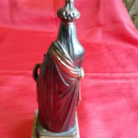 Уникална  Стара Френска Статуетка Статуя Девата и Младенеца, снимка 3 - Антикварни и старинни предмети - 24976361