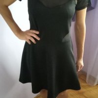 Черна секси елегантна рокля, снимка 1 - Рокли - 21775519