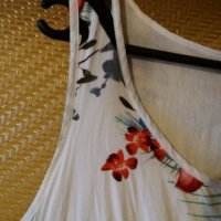Дам.рокля-"COLOURS"-/вискоза/-цвят-шарена. Закупена от Италия., снимка 6 - Рокли - 22610548