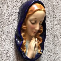 Стара порцеланова статуетка-икона на Св.Мария-Магдалена, снимка 2 - Икони - 24254891