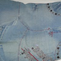 Дънкова пола – Design Jeans – L размер, снимка 2 - Поли - 22449122