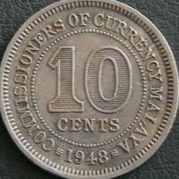 10 цента 1948, Малая, снимка 1 - Нумизматика и бонистика - 24881021