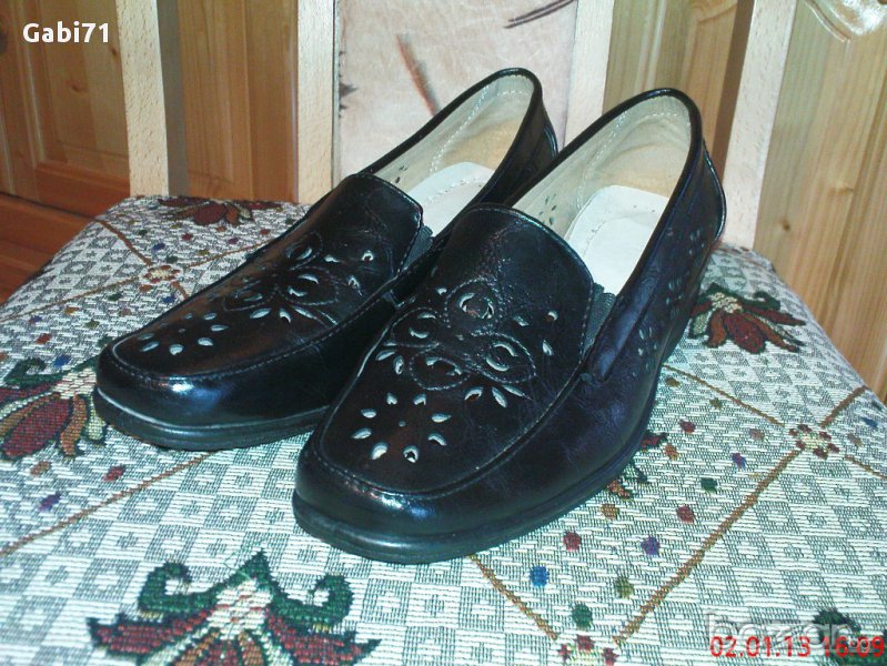 Обувки летни дамски от естествена кожа № 38, 25 лв., снимка 1