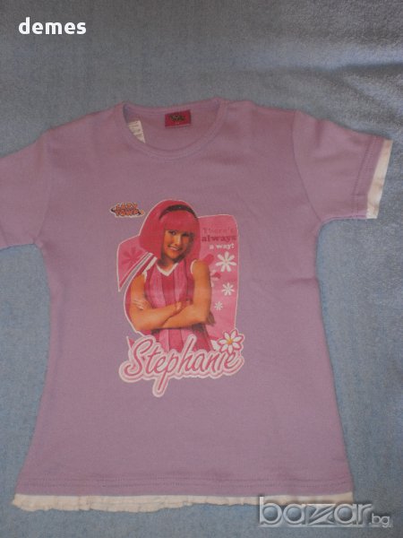 Лилава тениска със Стефани размер 164, нова, снимка 1