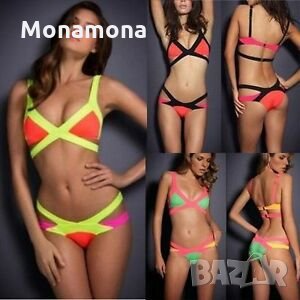 РАЗПРОДАЖБА - Страхотен бански неонов, снимка 1