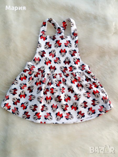 Рокля с Мини Маус 56-62см 10 лв, снимка 1