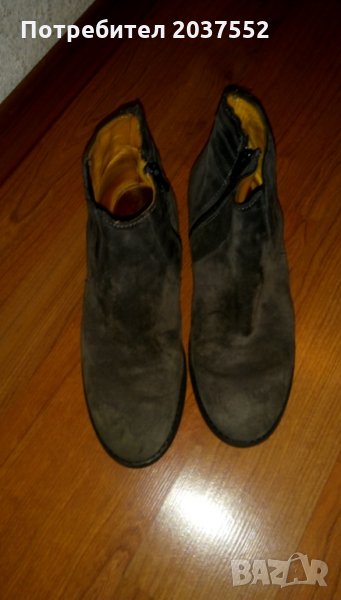 Дамски боти велур, снимка 1
