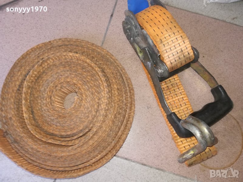 колан-9м-15лв+тресчотка-15лв=30лв комплект, снимка 1