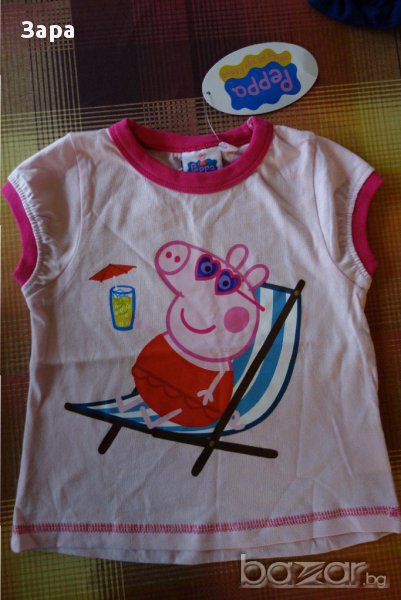 нова тениска Peppa Pig, 2-3г, снимка 1