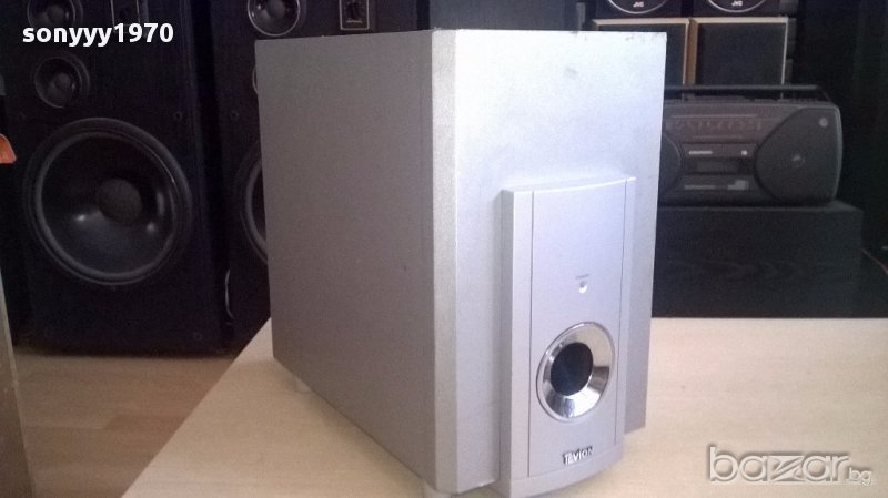Tevion dr1750 active subwoofer-33/33/20см-внос швеицария, снимка 1