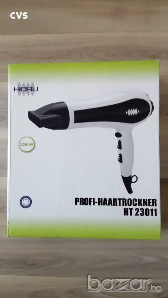 Сешоар с дифузер 2200W, 2 скорости, 3 степени на темп. - нови, немски! , снимка 1