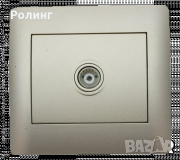 ЕЛ-RHYME TV КОНТАКТ БЯЛ МЕТАЛИК №11251, снимка 1