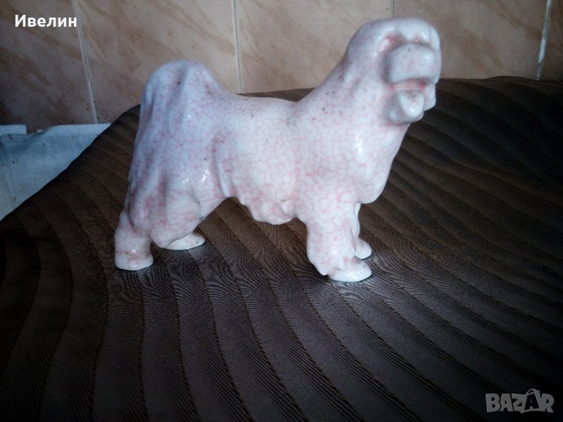 порцеланова статуетка-куче, снимка 1