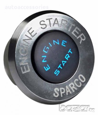 Старт бутон SPARCO универсален светещ 12V, снимка 1
