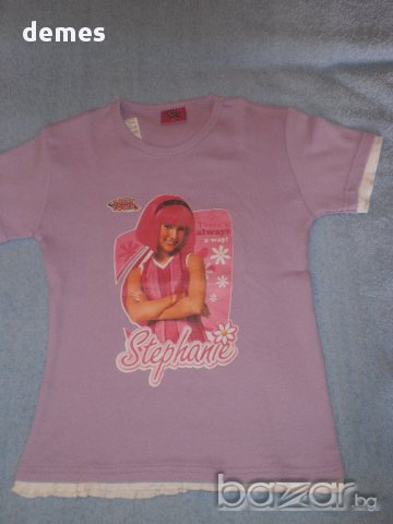 Лилава тениска със Стефани размер 164, нова