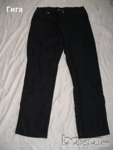 Тъмносин ленен панталон, снимка 1