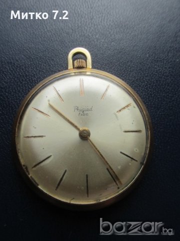 позлатен джобен часовник pfugied extra , снимка 1 - Други ценни предмети - 20308193