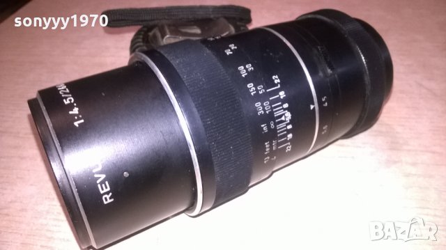 revue-lens made in w.germany-обектив 14см-внос швеицария, снимка 2 - Обективи и филтри - 23859312