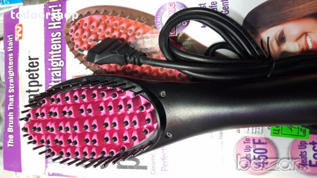 Електрическа керамична четка за изправяне на коса 