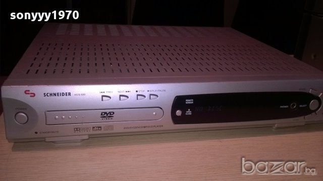 schneider hcs-500 dvd/receiver-germany-внос швеицария, снимка 2 - Ресийвъри, усилватели, смесителни пултове - 12666811