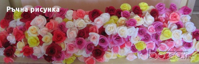 рози от хартия, снимка 1