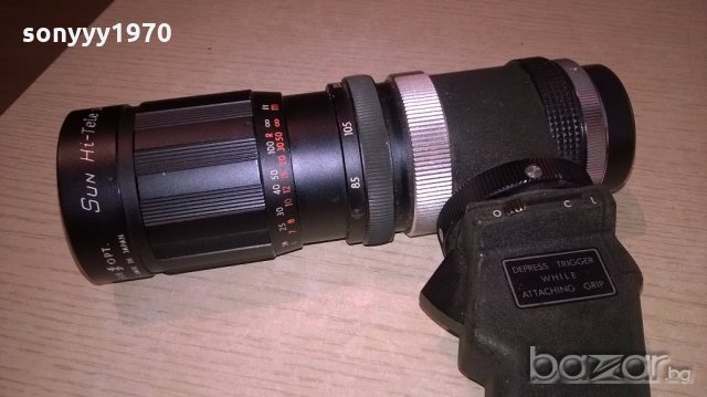 sun opt.hi-tele zoom lens-made in japan-внос швеицария, снимка 12 - Колекции - 19578226