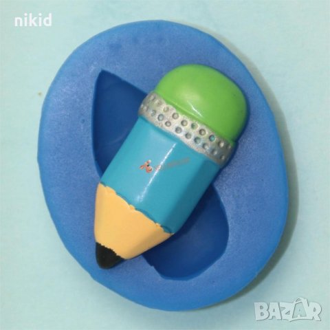 Молив овал силиконов молд форма за декорация торта фондан шоколад мъфини