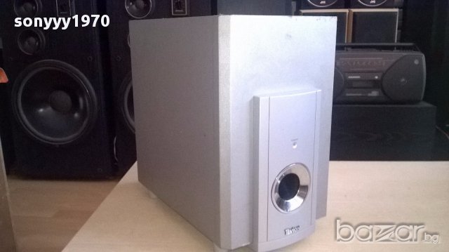 Tevion dr1750 active subwoofer-33/33/20см-внос швеицария