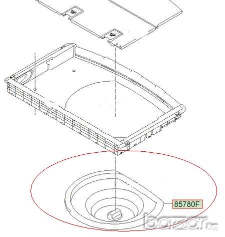 Капак за резервната гума KIA RIO 85750-1W200, оригинален, в багажника