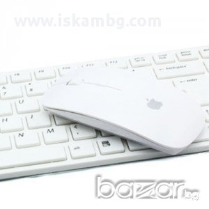 Безжична клавиатура и мишка (Apple), снимка 1 - Клавиатури и мишки - 13285115