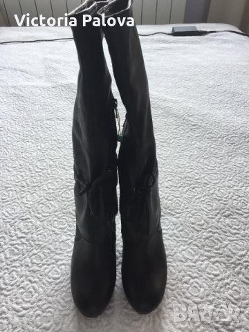 🇮🇹 Италиански нови ботуши APERAZZA малък номер, снимка 3 - Дамски ботуши - 22447317