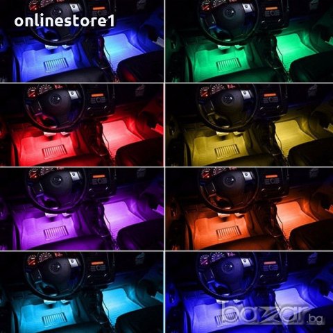 Неон за кола - всички цветове + дистанционно, снимка 4 - Аксесоари и консумативи - 20224369