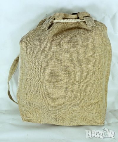 Ленена чантичка торбичка ръчна изработка, снимка 2 - Чанти - 21955427