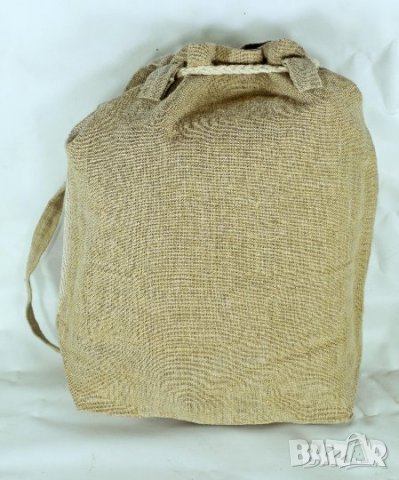 Ленена чантичка торбичка ръчна изработка, снимка 2 - Чанти - 21955427