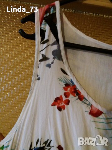 Дам.рокля-"COLOURS"-/вискоза/-цвят-шарена. Закупена от Италия., снимка 6 - Рокли - 22610548